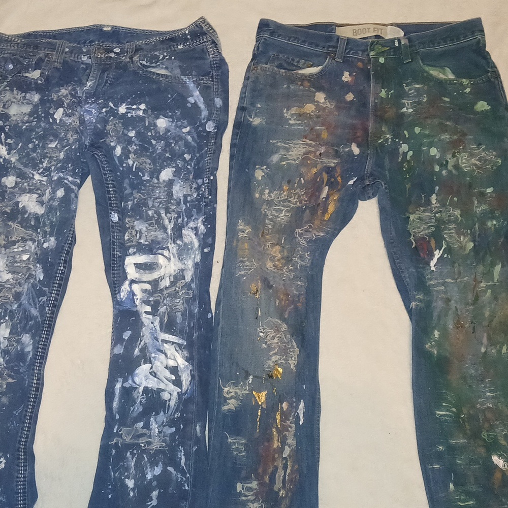 2x Pair Men's Jeans